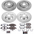 Power Stop 10-11 Audi S4 Front & Rear Z26 Street Warrior Brake Kit