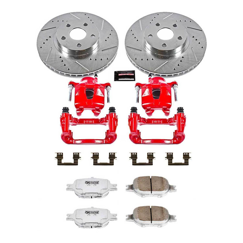 Power Stop 00-02 Toyota Celica Front Z23 Evolution Sport Brake Kit w/Calipers