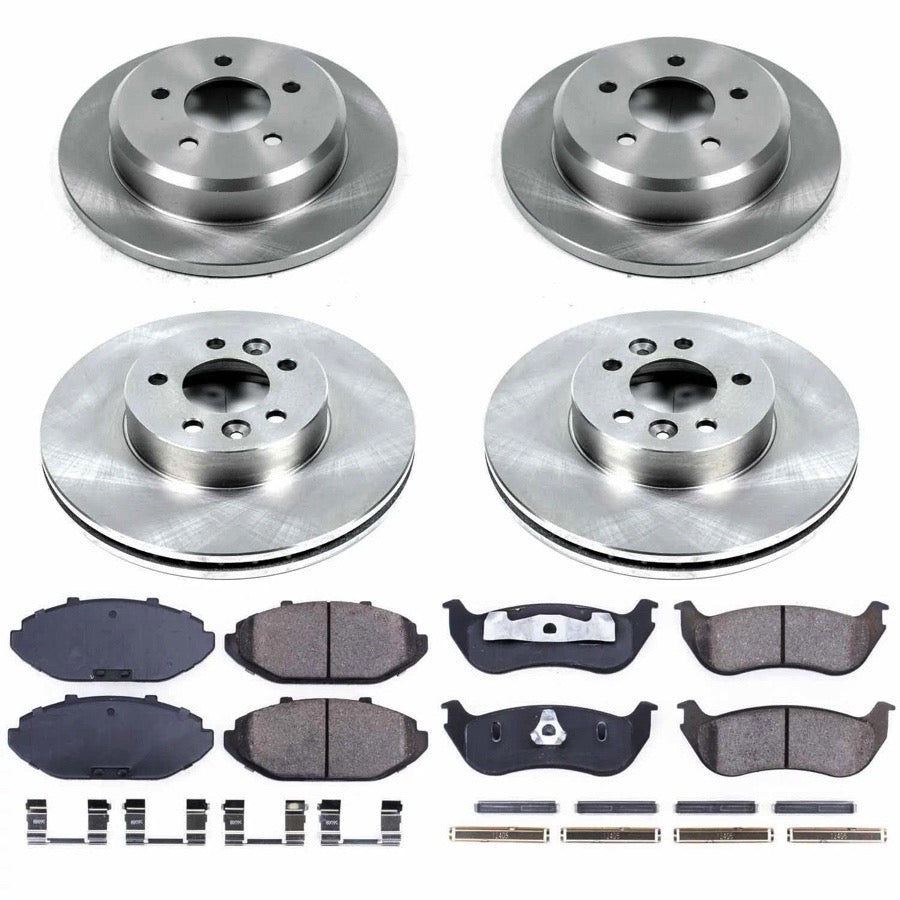 Power Stop 98-02 Ford Crown Victoria Front & Rear Autospecialty Brake Kit