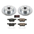 Power Stop 15-19 Ford Edge Rear Z23 Evolution Sport Brake Kit w/Calipers
