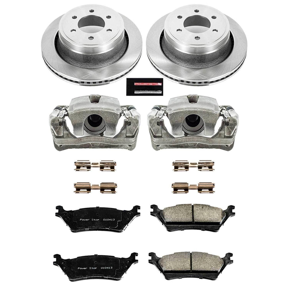 Power Stop 12-18 Ford F-150 Rear Autospecialty Kit w/Cals