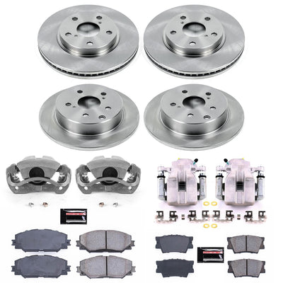 Power Stop 11-16 Toyota RAV4 Front & Rear Autospecialty Brake Kit w/Calipers