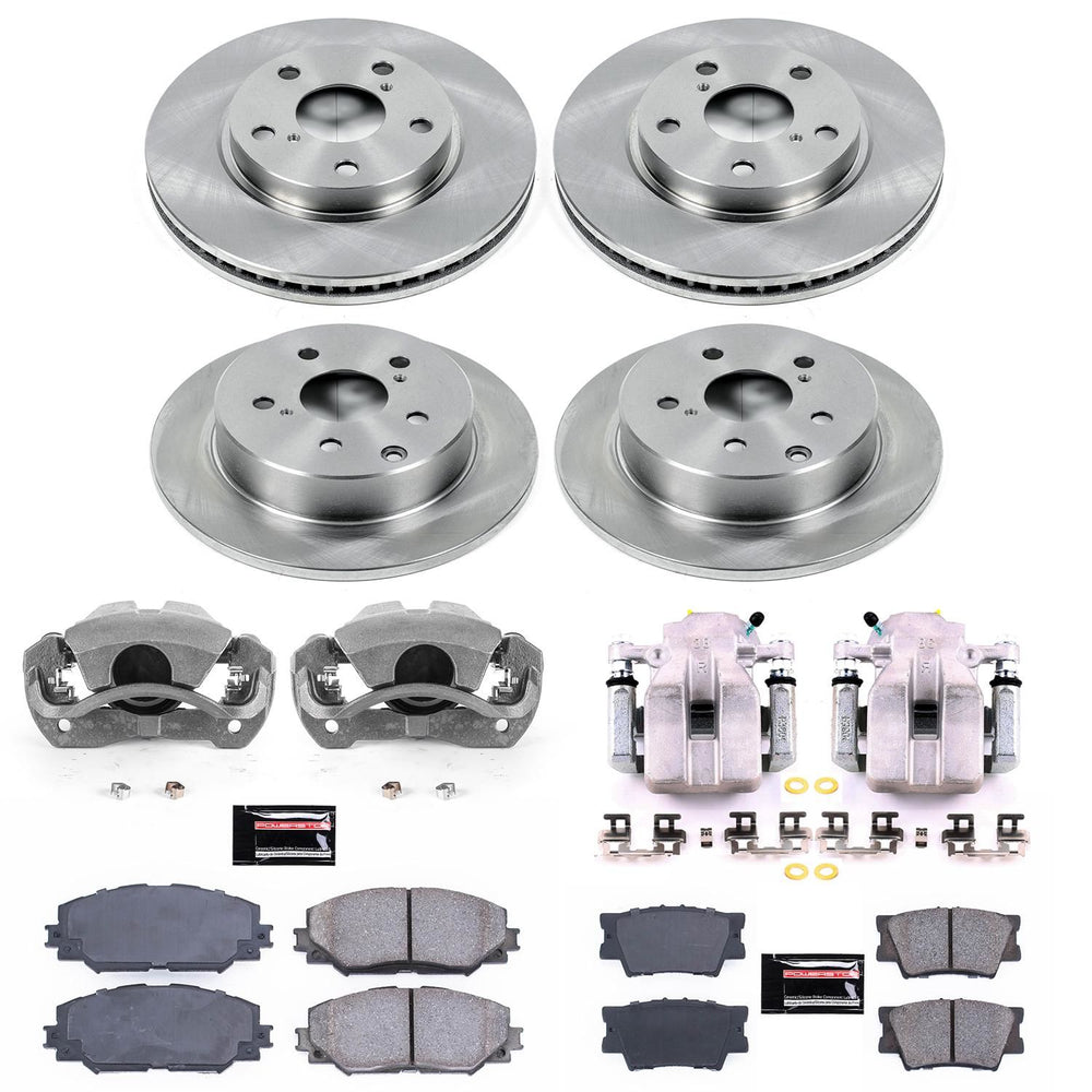 Power Stop 11-16 Toyota RAV4 Front & Rear Autospecialty Brake Kit w/Calipers