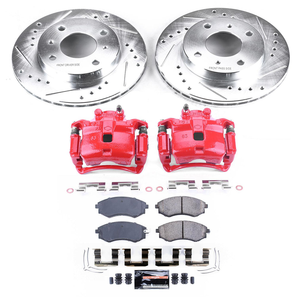 Power Stop 00-06 Nissan Sentra Front Z23 Evolution Sport Brake Kit w/Calipers