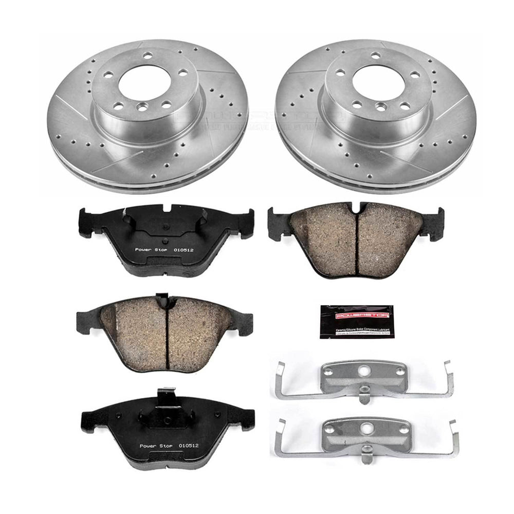 Power Stop 08-10 BMW 328i Front & Rear Z23 Evolution Sport Brake Kit