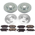 Power Stop 17-18 Kia Sportage Front & Rear Z23 Evolution Sport Brake Kit