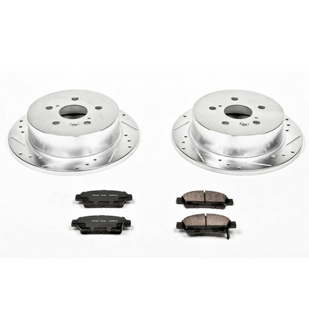 Power Stop 04-10 Toyota Sienna Rear Z23 Evolution Sport Brake Kit w/Calipers