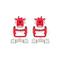 Power Stop 99-04 Acura RL Rear Red Calipers w/Brackets - Pair