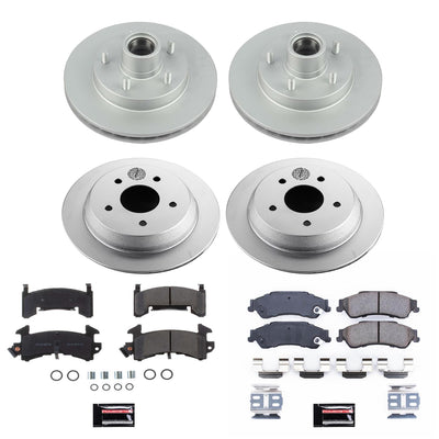 Power Stop 2003 Chevrolet S10 Front & Rear Z17 Evolution Geomet Coated Brake Kit