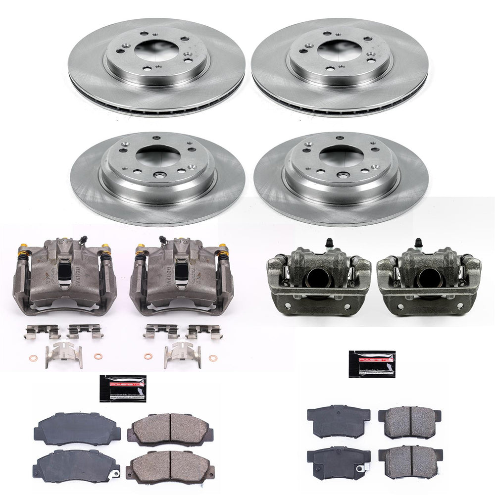 Power Stop 91-95 Acura Legend Front & Rear Autospecialty Brake Kit w/Calipers