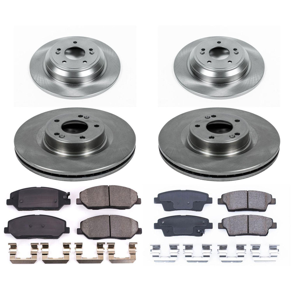 Power Stop 10-11 Hyundai Genesis Front & Rear Autospecialty Brake Kit
