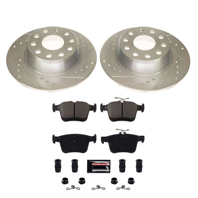 Power Stop 2019 Volkswagen Jetta Front & Rear Z23 Evolution Sport Brake Kit