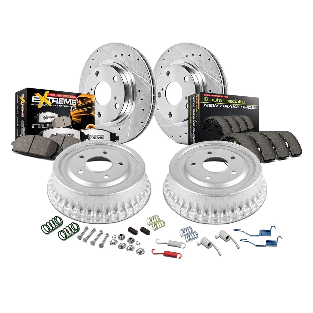 Power Stop 2002 Jeep Liberty  Front & Rear Z36 Truck & Tow Brake Kit