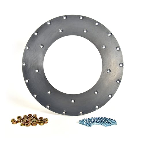5707 BEL AIR/IMPALA ACCESSORIES FLYWHEEL HEATSHIELD W/ HARDWARE
