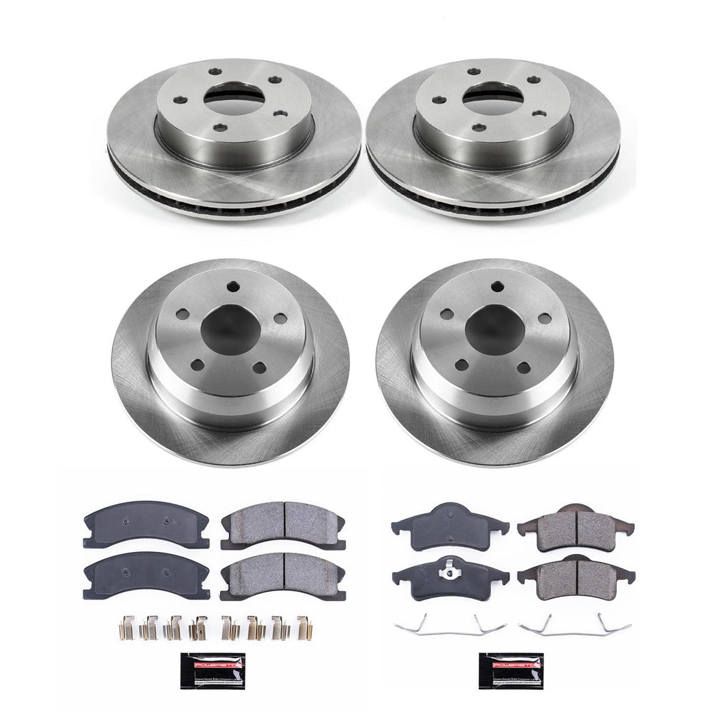 Power Stop 99-04 Jeep Grand Cherokee Front & Rear Autospecialty Brake Kit