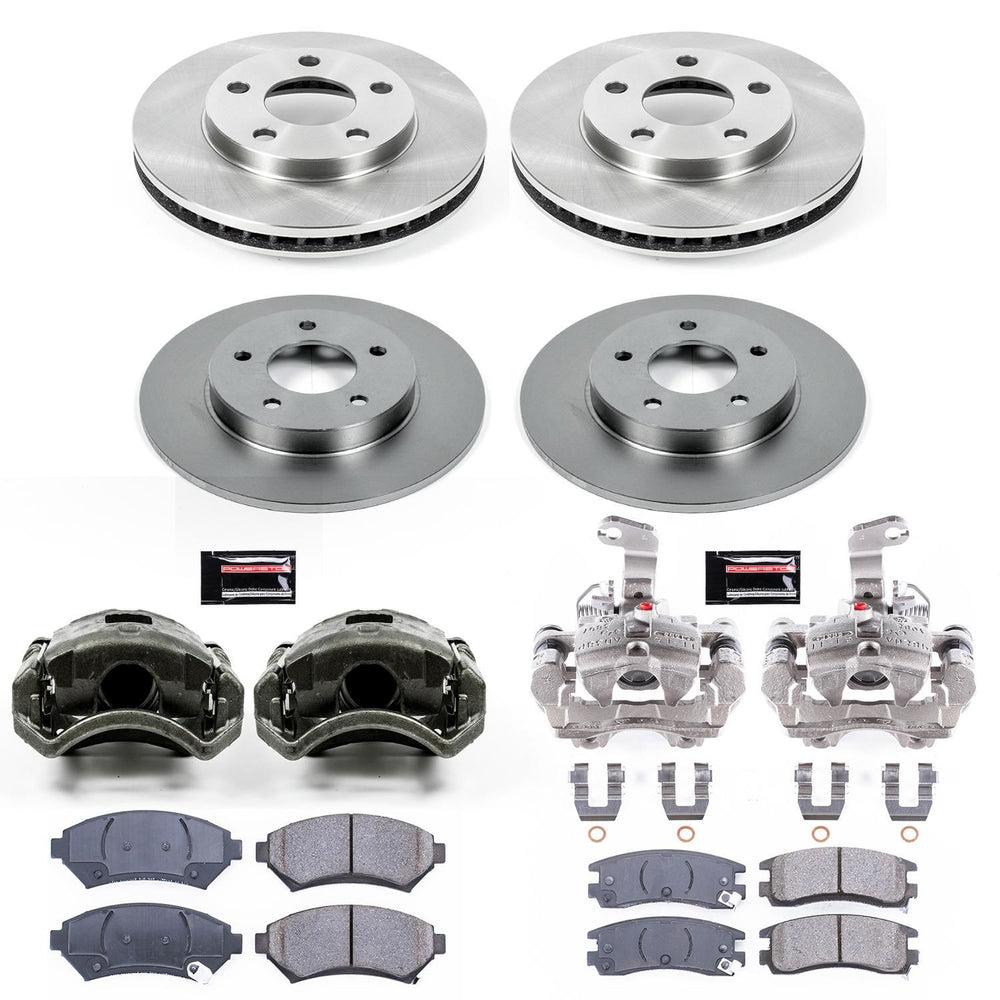 Power Stop 00-05 Buick LeSabre Front & Rear Autospecialty Brake Kit w/Calipers
