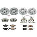 Power Stop 2008 Audi A3 Front & Rear Autospecialty Brake Kit w/Calipers