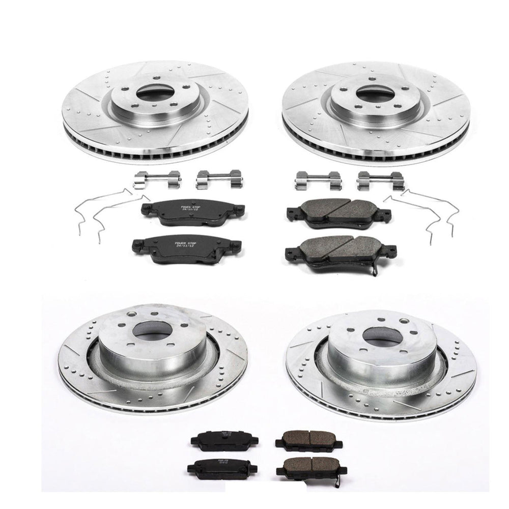 Power Stop 07-08 Infiniti G35 Front & Rear Z23 Evolution Sport Brake Kit