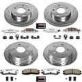 Power Stop 99-04 Oldsmobile Alero Front & Rear Z26 Street Warrior Brake Kit