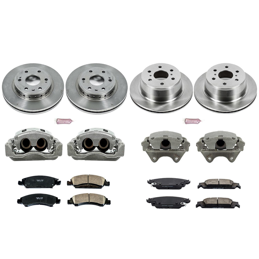 Power Stop 15-19 Chevrolet Tahoe Autospecialty Kit w/ Calipers - Front and Rear