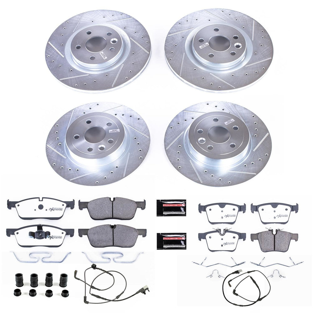 Power Stop 16-18 Land Rover Range Rover Evoque Front & Rear Z36 Truck & Tow Brake Kit
