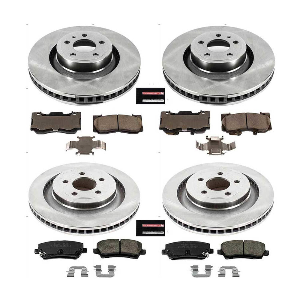 Power Stop 15-19 Ford Mustang Front & Rear Autospecialty Brake Kit