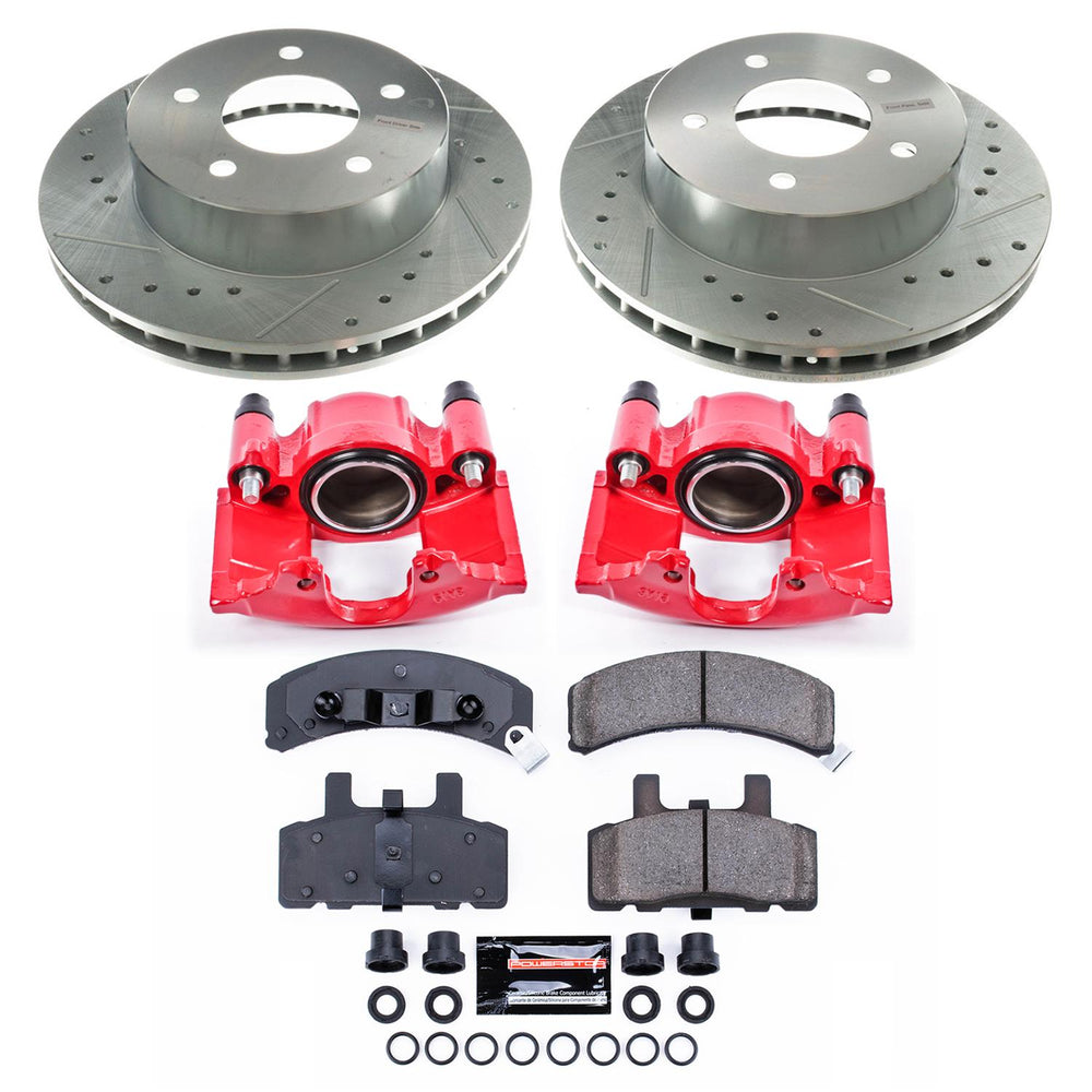 Power Stop 90-02 Chevrolet Astro Front Z23 Evolution Sport Brake Kit w/Calipers