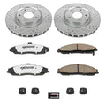 Power Stop 05-13 Chevrolet Corvette Front Z26 Street Warrior Brake Kit w/Calipers