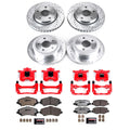 Power Stop 07-17 Jeep Wrangler Front & Rear Z36 Truck & Tow Brake Kit w/Calipers
