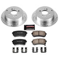 Power Stop 06-07 Hyundai Accent Rear Z23 Evolution Sport Brake Kit