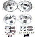 Power Stop 10-14 Hyundai Genesis Front & Rear Z26 Street Warrior Brake Kit