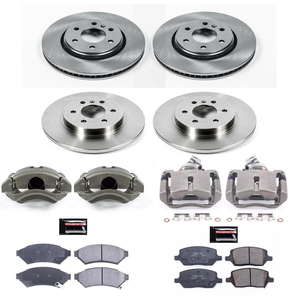 Power Stop 06-07 Buick Terraza Autospecialty Kit w/ Calipers - Front and Rear