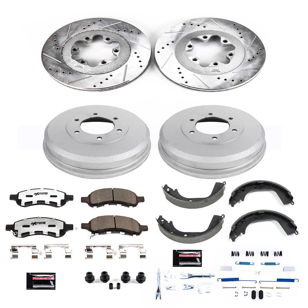 Power Stop 09-12 Chevrolet Colorado Front & Rear Z36 Truck & Tow Brake Kit