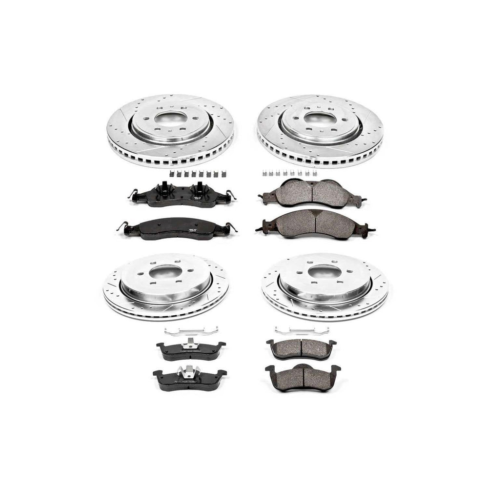 Power Stop 07-09 Ford Expedition Front & Rear Z23 Evolution Sport Brake Kit