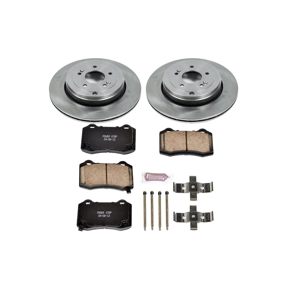 Power Stop 10-16 Hyundai Genesis Coupe Front & Rear Autospecialty Brake Kit