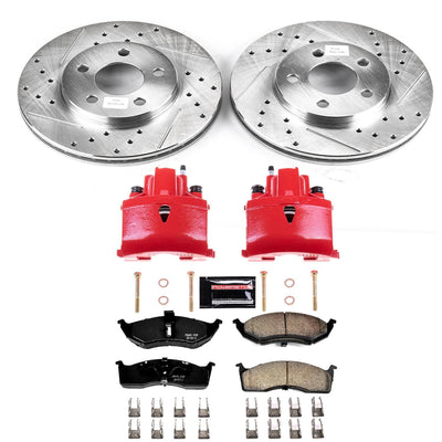 Power Stop 00-05 Dodge Neon Front Z23 Evolution Sport Brake Kit w/Calipers