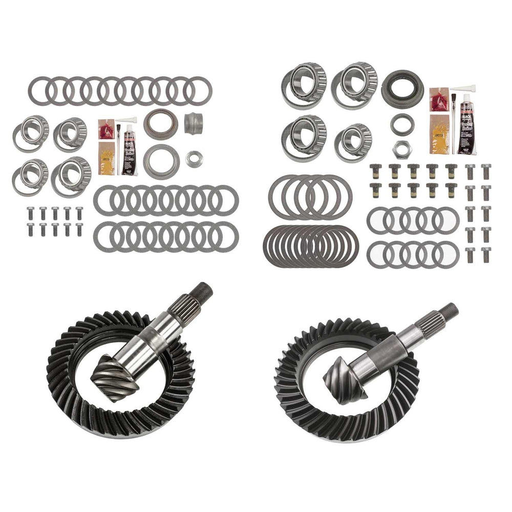 Front and Rear Ring and Pinion and bearing kit set for a JK NON RUB DANA 30F 44R 5.13