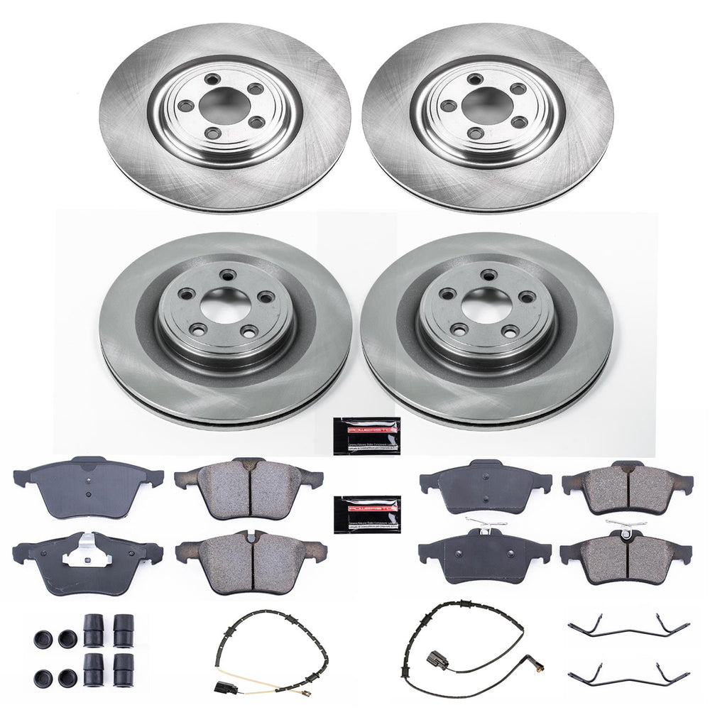 Power Stop 10-15 Jaguar XF Front & Rear Autospecialty Brake Kit