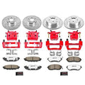 Power Stop 09-10 Subaru Forester Front & Rear Z26 Street Warrior Brake Kit w/Calipers