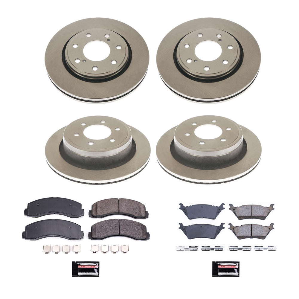 Power Stop 12-14 Ford F-150 Front & Rear Autospecialty Brake Kit