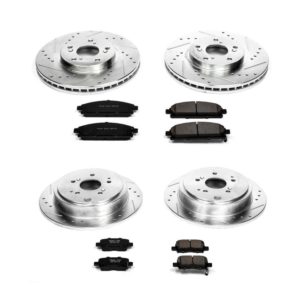 Power Stop 03-06 Acura MDX Front & Rear Z23 Evolution Sport Brake Kit