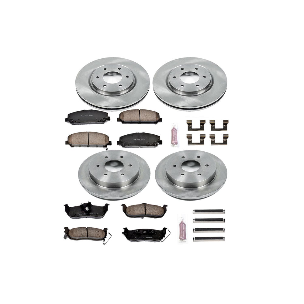 Power Stop 08-10 Infiniti QX56 Front & Rear Autospecialty Brake Kit