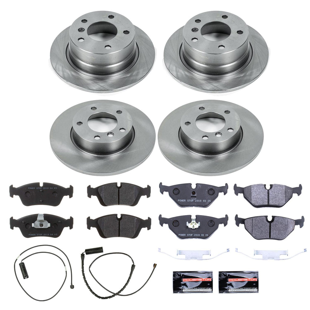 Power Stop 95-99 BMW 318ti Front & Rear Track Day SPEC Brake Kit