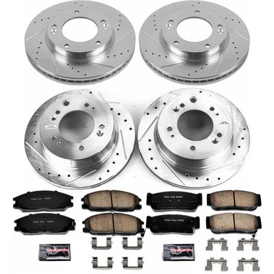 Power Stop 07-09 Kia Sorento Front & Rear Z23 Evolution Sport Brake Kit