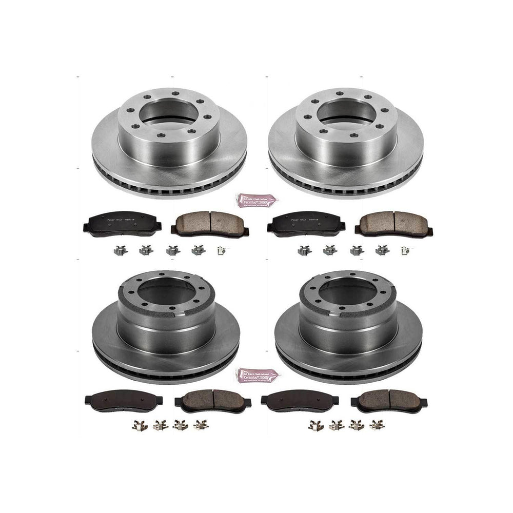 Power Stop 05-10 Ford F-350 Super Duty Front & Rear Autospecialty Brake Kit