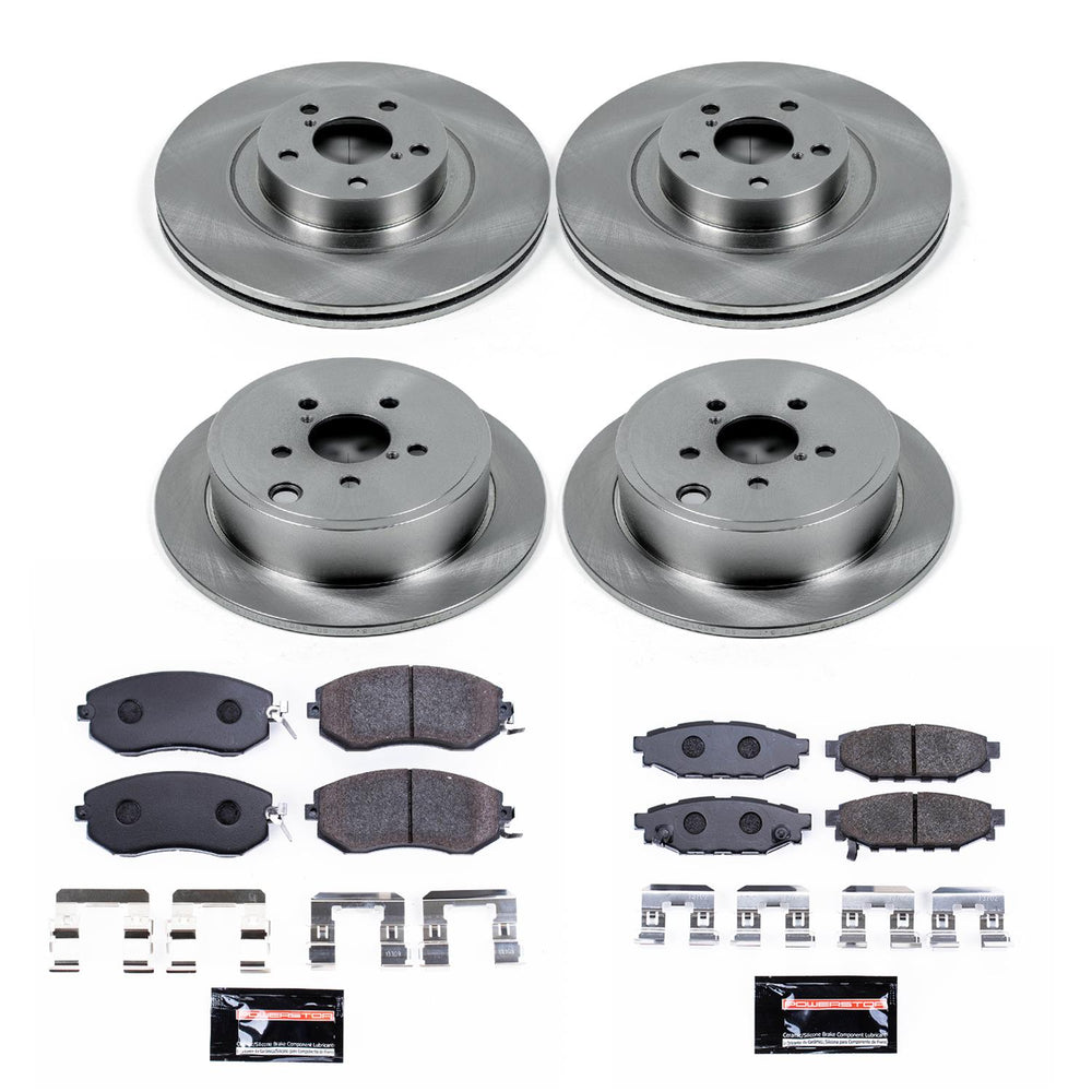 Power Stop 10-13 Subaru Forester Front & Rear Track Day Brake Kit