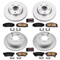 Power Stop 01-05 Hyundai Santa Fe Front & Rear Z17 Evolution Geomet Coated Brake Kit
