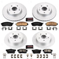 Power Stop 07-13 Suzuki SX4 Front & Rear Z17 Evolution Geomet Coated Brake Kit