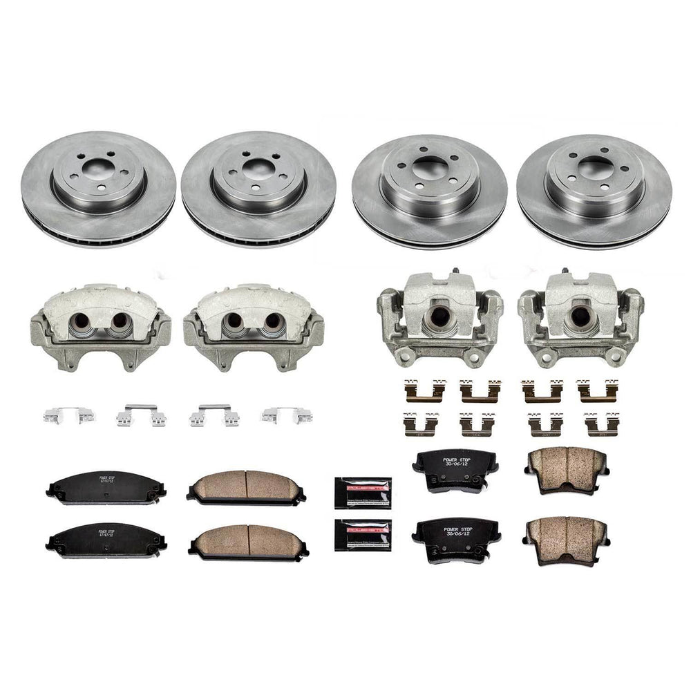 Power Stop 05-11 Chrysler 300 Front & Rear Autospecialty Kit w/Cals