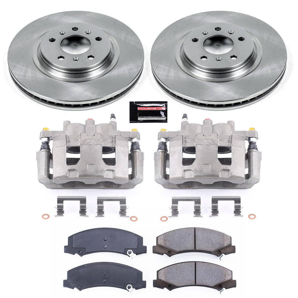 Power Stop 14-16 Chevrolet Impala Limited Front Autospecialty Kit w/Cals